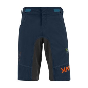 KARPOS Cyklistické nohavice krátke bez trakov - BALLISTIC EVO - modrá 2XL