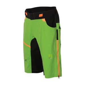 Cyklistické nohavice krátke bez trakov - JUMP MTB - zelená XL