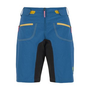 Cyklistické nohavice krátke bez trakov - BALLISTIC EVO - modrá