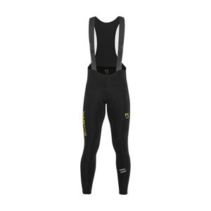 Cyklistické nohavice dlhé s trakmi - VERVE WINTER BIB - čierna XL