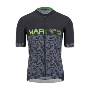 KARPOS Cyklistický dres s krátkym rukávom - JUMP - šedá/čierna 2XL