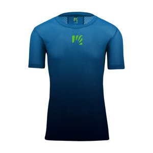 Cyklistický dres s krátkym rukávom - VERVE MESH - modrá/čierna