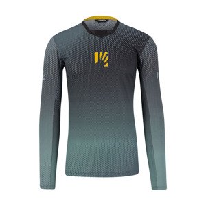 Cyklistický dres s dlhým rukávom letný - VAL DI DENTRO - šedá