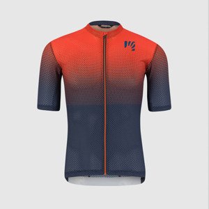 Cyklistický dres s krátkym rukávom - VAL VIOLA - červená/modrá 2XL