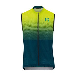 KARPOS Cyklistický dres bez rukávov - VAIL VIOLA  - žltá/zelená L
