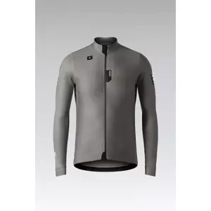 GOBIK Cyklistická zateplená bunda - SKIMO PRO - hnedá XL