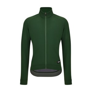 SANTINI Cyklistická zateplená bunda - RTR - zelená