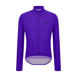 SANTINI Cyklistická zateplená bunda - RTR WIND - fialová
