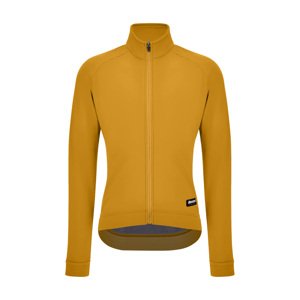 SANTINI Cyklistická zateplená bunda - RTR - oranžová