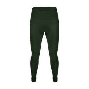 SANTINI Cyklistické nohavice dlhé bez trakov - RTR - zelená 2XL