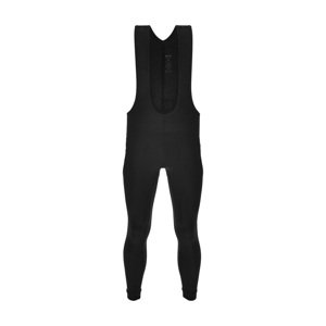 SANTINI Cyklistické nohavice dlhé s trakmi - RTR - čierna 4XL