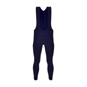 SANTINI Cyklistické nohavice dlhé s trakmi - RTR - modrá 4XL