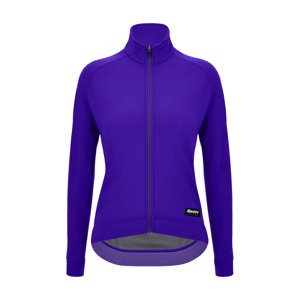 SANTINI Cyklistický dres s dlhým rukávom zimný - RTR - fialová 3XL