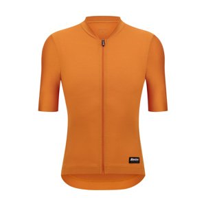 SANTINI Cyklistický dres s krátkym rukávom - RTR - oranžová L