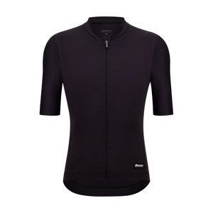 SANTINI Cyklistický dres s krátkym rukávom - RTR - čierna L