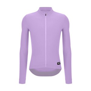 SANTINI Cyklistický dres s dlhým rukávom zimný - RTR - fialová 3XL