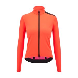 SANTINI Cyklistický dres s dlhým rukávom zimný - ADAPT MULTI - ružová 3XL