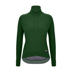 SANTINI Cyklistický dres s dlhým rukávom zimný - RTR - zelená 3XL