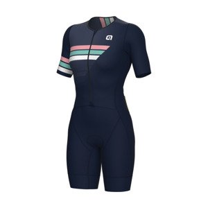 ALÉ Cyklistická kombinéza - TRIGGER TRIATHLON - modrá 4XL