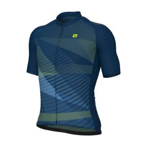 ALÉ Cyklistický dres s krátkym rukávom - PRAGMA CONNECT - modrá L