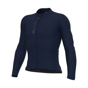 ALÉ Cyklistický dres s dlhým rukávom letný - PRAGMA COLOR BLOCK - modrá XS