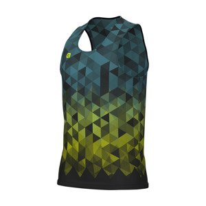 ALÉ Cyklistický dres bez rukávov - RUNNING ECLECTIC - viacfarebná L
