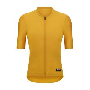 SANTINI Cyklistický dres s krátkym rukávom - RTR - žltá