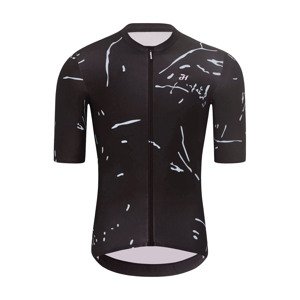 HOLOKOLO Cyklistický dres s krátkym rukávom - PASSION - čierna L