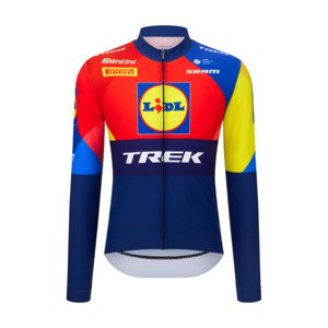 SANTINI Cyklistický dres s dlhým rukávom zimný - LIDL TREK 2025 - viacfarebná L