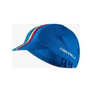 CASTELLI Cyklistická čiapka - ITALIA CAP - modrá UNI
