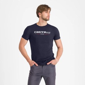 CASTELLI Cyklistické tričko s krátkym rukávom - CASTELLI '76 - modrá L