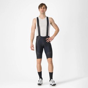 CASTELLI Cyklistické nohavice krátke s trakmi - A/C - čierna XL