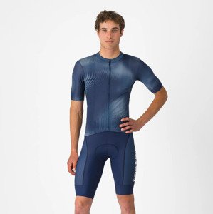 CASTELLI Cyklistické nohavice krátke s trakmi - COMPETIZIONE 2 KIT - modrá 2XL
