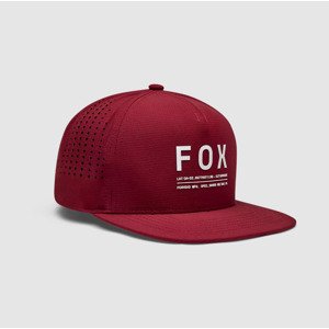 FOX Cyklistická čiapka - NON STOP TECH SNAPBACK - bordová