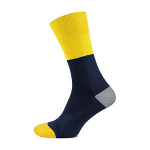 RAPIDGEAR Cyklistické ponožky klasické - VISMA SOCKS 2025 - žltá/modrá
