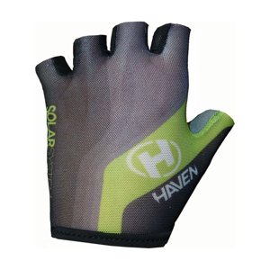 HAVEN Cyklistické rukavice krátkoprsté - SOLAR SHORT - zelená XL
