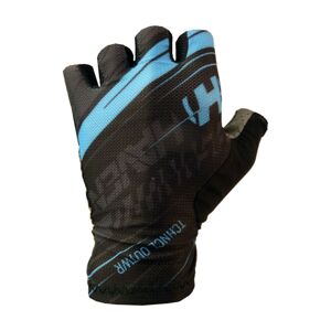 HAVEN Cyklistické rukavice krátkoprsté - PENNUTO SHORT - čierna/modrá 2XL