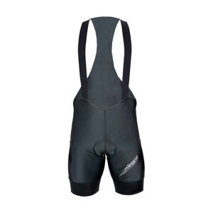 HAVEN Cyklistické nohavice krátke s trakmi - POCKETTO - čierna 2XL