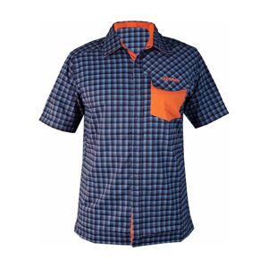 HAVEN košeľa - AGNESS SLIMFIT - modrá/oranžová
