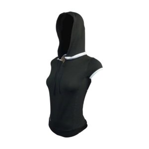 HAVEN Cyklistické tričko s krátkym rukávom - CASSIOPEA - čierna/biela S