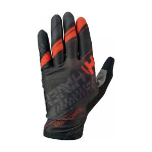 HAVEN Cyklistické rukavice dlhoprsté - HAVEN PENNUTO LONG - čierna/červená 3XL