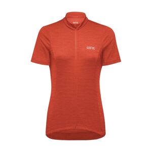 GORE Cyklistický dres s krátkym rukávom - C3 WMN - oranžová