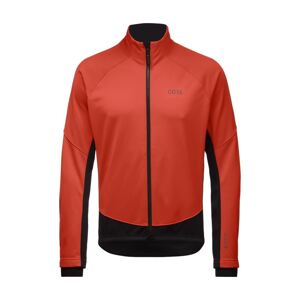 GORE Cyklistická zateplená bunda - C5 GTX I THERMO - oranžová/čierna