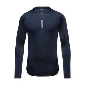 GORE Cyklistický dres s dlhým rukávom zimný - SPINSHIFT - modrá