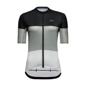 GORE Cyklistický dres s krátkym rukávom - SPIRIT STRIPES - čierna/šedá