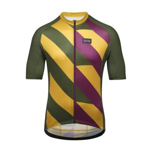 GORE Cyklistický dres s krátkym rukávom - SIGNAL - zelená/žltá 2XL