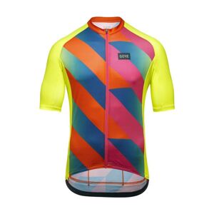 GORE Cyklistický dres s krátkym rukávom - SIGNAL - žltá/viacfarebná L