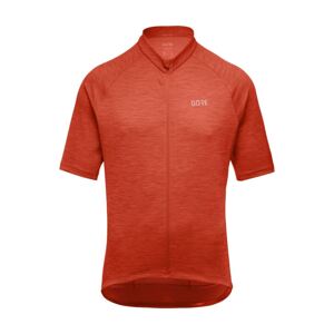 GORE Cyklistický dres s krátkym rukávom - C3 - oranžová 2XL