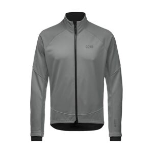 GORE Cyklistická vetruodolná bunda - C3 GTX THERMO - šedá XL