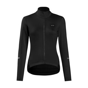 GORE Cyklistický dres s dlhým rukávom zimný - PROGRESS THERMO WMN - čierna 38